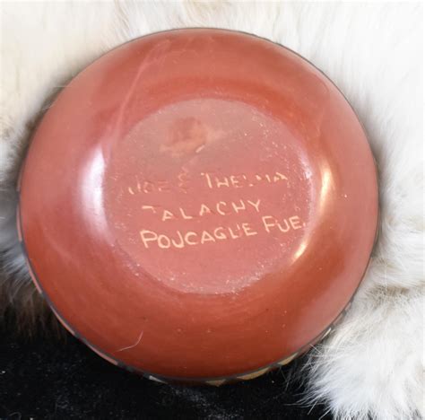 Vintage Pojoaque Pueblo Pottery Seed Jar, Talachy