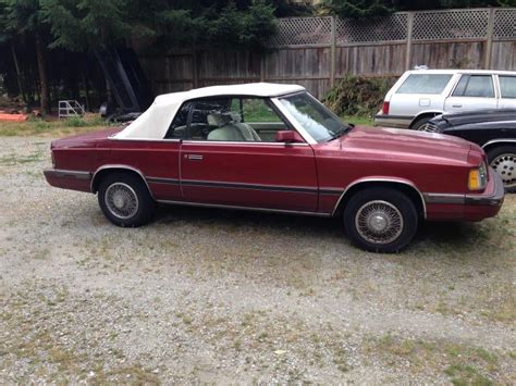 1986 Dodge 600 convertible - $$1500 | Turbo Dodge Forums