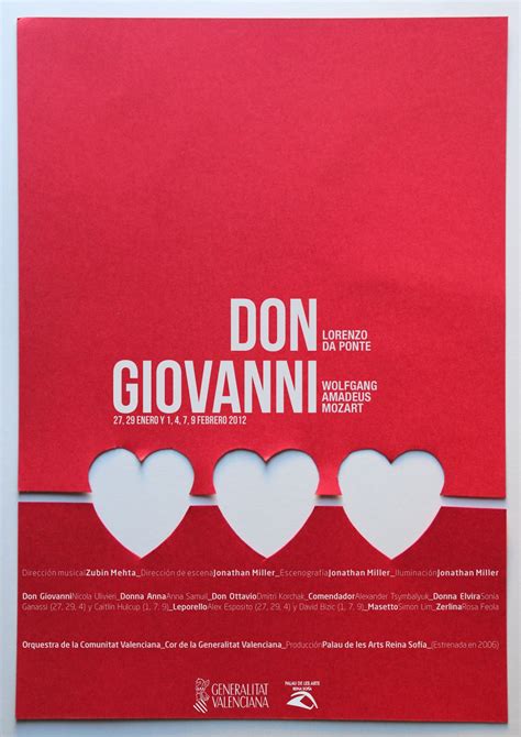 Cartel de la Ópera Don Giovanni Zubin Mehta, Opera Music, Ballet Posters, Theatre Poster ...