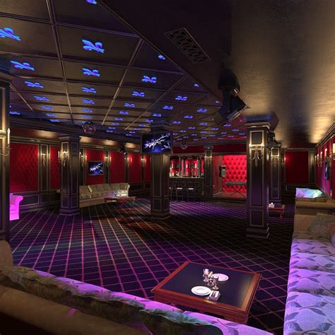 3d night club interior