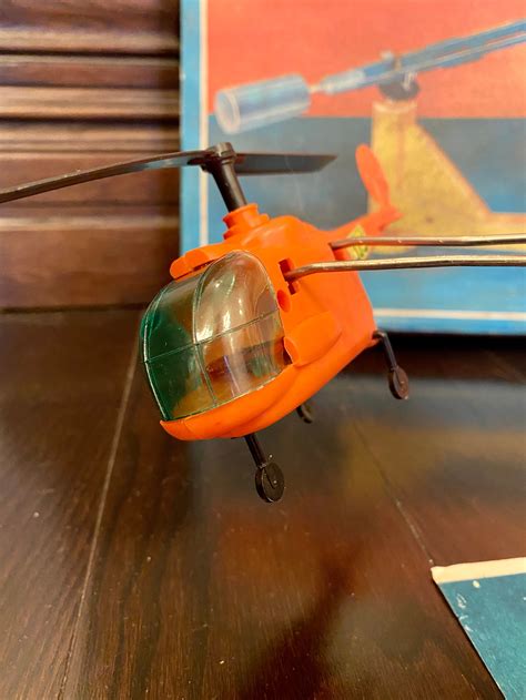 Helicopter Vintage Red Toy Helicopter USSR Made Electro | Etsy