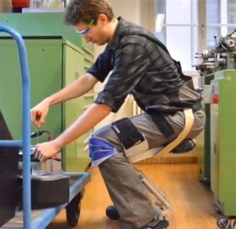 The Chairless Chair [VIDEO]