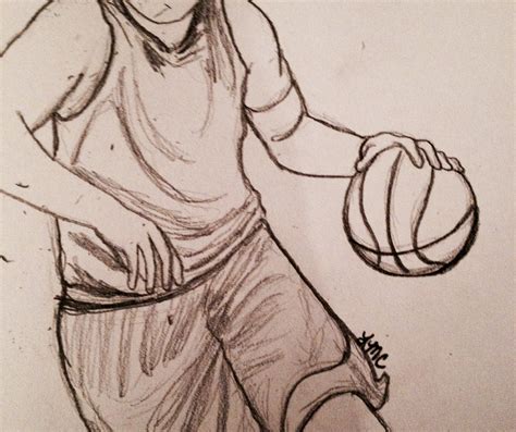 Basketball Drawings Sketches