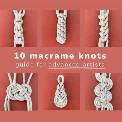 Trendy Macrame Knot Guide PDF With 10 Macrame Knots Explained, Step by ...