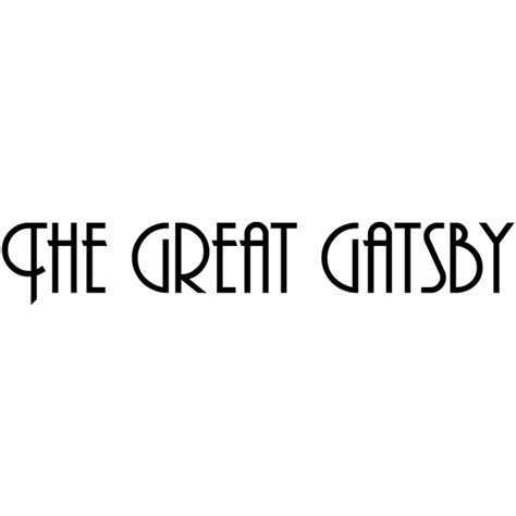 The Great Gatsby font download - Famous Fonts