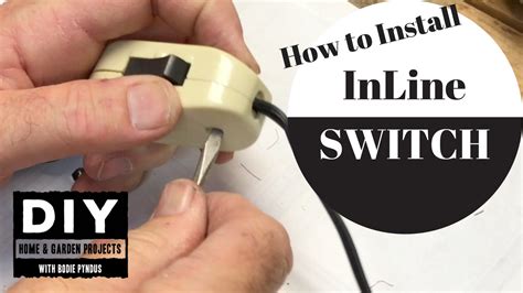 Installing A Switch On A Lamp Cord