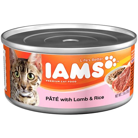 Iams Proactive Health Adult Food Pate With Lamb And Rice Wet Cat Food ...