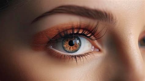 Stunning Macro Shot of a Natural Makeup Eye | Premium AI-generated image