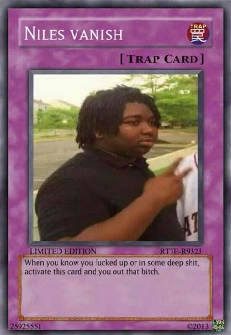 Pin by Nora on trap cards | Funny yugioh cards, Really funny memes, Response memes