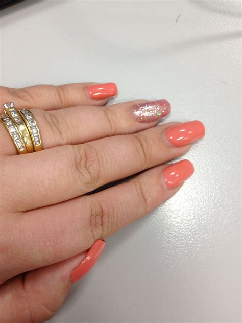 Glam nails apricot | Nails, Glam nails, Nail art