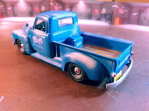 AMT ERTL 1:25 1:24 1950 Chevy Pickup Cream Medium Built Model #8288EOU ...