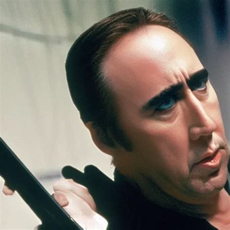 nicholas cage as neo from matrix, dodging bullets | Stable Diffusion | OpenArt