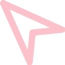 Pink cursor 3 icon - Free pink cursor icons