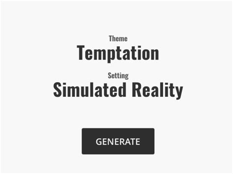 Story Theme and Setting Generator - Let's Make a Game