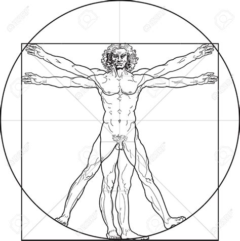 Vitruvian Man Drawing at GetDrawings | Free download