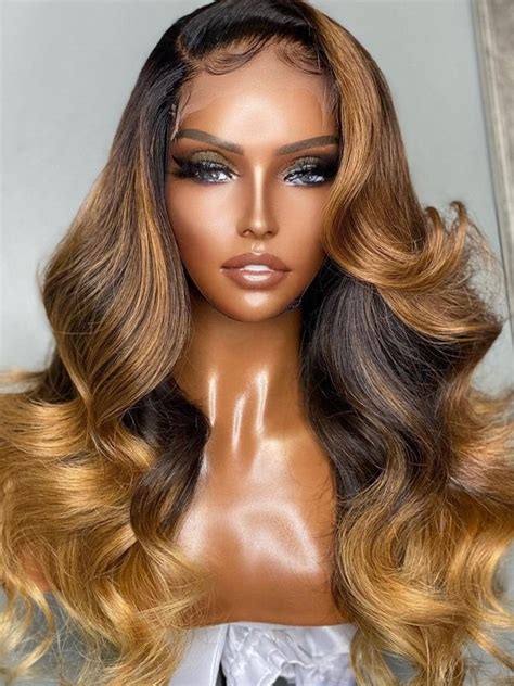 YSwigs Silky Straight HD Lace Full Lace Front Wigs Human Hair For Black Women GX02074