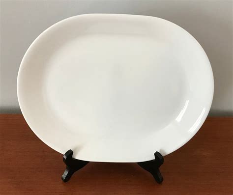 Vintage Corningware Corelle White Platter, Vintage 1970s, 12 1/4 Length ...