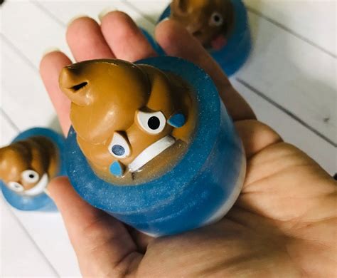 Kids poop emoji novelty soap poop emoji toilet bowl soap | Etsy