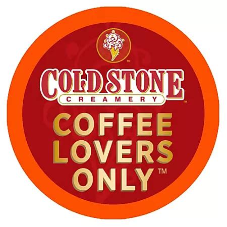 Cold Stone Creamery Coffee Lovers Only Single Serve K Cups 0.35 Oz ...