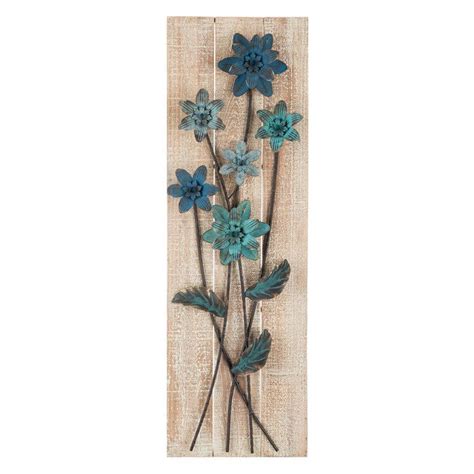 Blue & Turquoise Metal Flower Wall Decor | Hobby Lobby | 1299478 ...