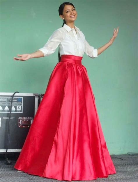 Pin by gyabs on OOTD | Modern filipiniana dress, Modern filipiniana ...