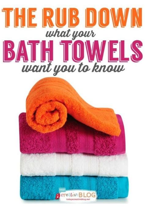 How to Care for Bath Towels - Today's Creative Life