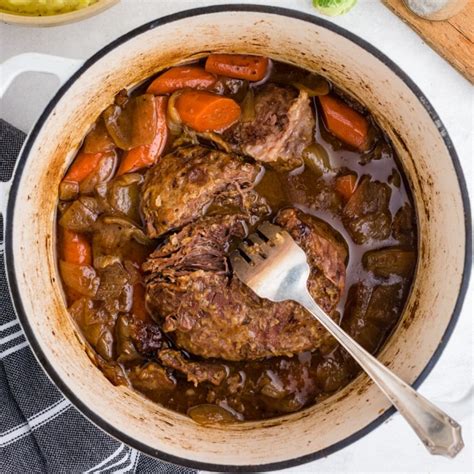 The BEST Dutch Oven Pot Roast Recipe You'll LOVE!!