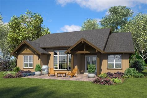 Craftsman Ranch Home Plan with Two Master Suites - 69727AM | Architectural Designs - House Plans