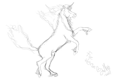 Fire Horse sketch by Miss-Chili on DeviantArt