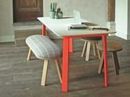 Aluminium table BuzziHub Table XL By BuzziSpace design Alain Gilles