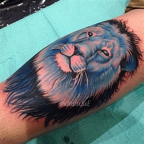 PandaBinge.com - Blue Lion Tattoo