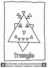 Triangles coloring pages Download And Print For Free sketch template