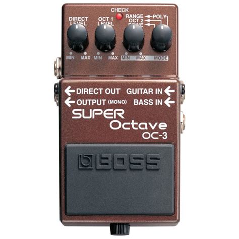 BOSS OC-3 Super Octave Pedal | Guitar pedals, Guitar effects pedals, Guitar effects