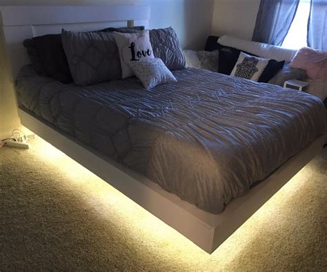 Motion Activated LED Bedlight | Led beds, Bedroom diy, Under bed lighting