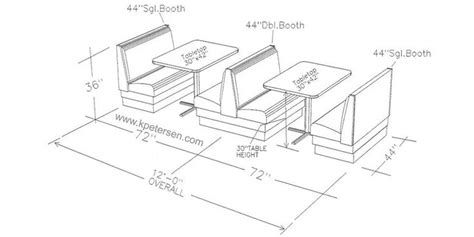 Upholstered Booth Layouts, Typical Booth Dimensions in 2021 ...