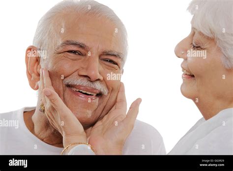 Old man smiling Stock Photo - Alamy