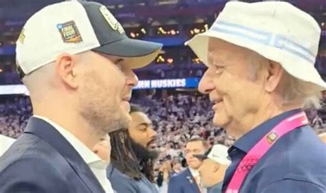 Bill Murray shares moment with son after UConn win NCAA championship - Basketball - Sports ...