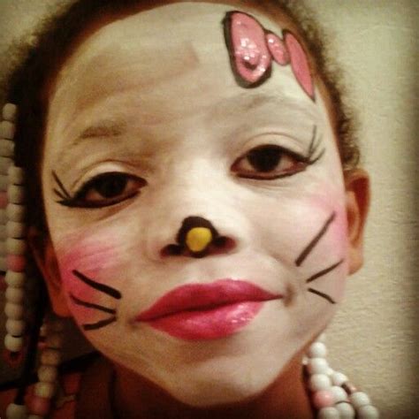 Hello Kitty Face Paint, Hello Kitty Boy, Hallo Kitty, Hello Kitty Makeup, Hello Kitty Drawing ...