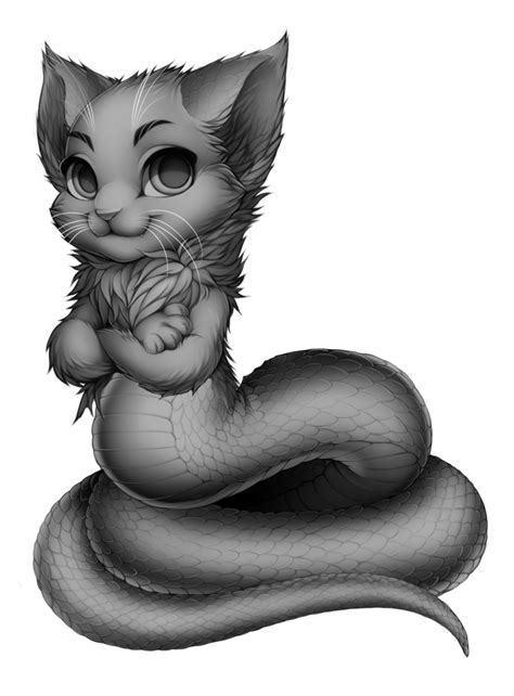 Snake-Cat Hybrid by RealCoulson on DeviantArt