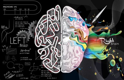 Left Right Brain on Behance | Brain art, Right brain, Left brain right brain