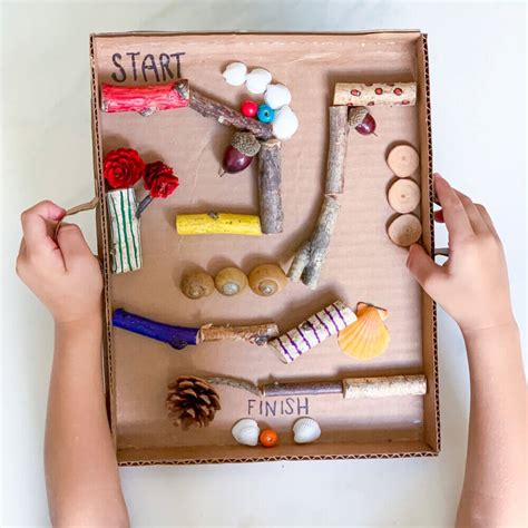 How to Make a Maze with Natural Materials - 7 Days of Play