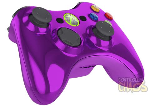 Chrome Purple Controller - XBOX 360 - Modded Controller