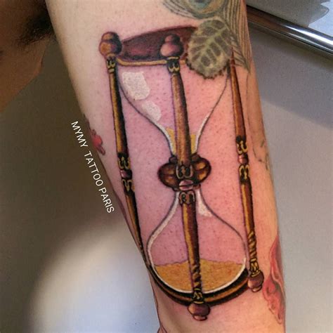 Mymy Tattoo on Instagram: “#hourglass #sablier #tattoos #tattooparis # ...