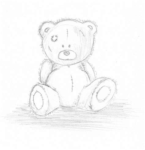 teddy Bear Sketch by mlynek111 on DeviantArt