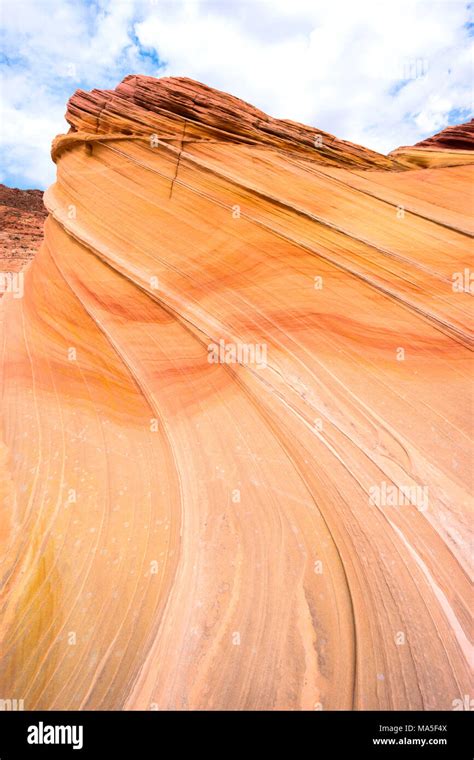 The Wave, Coyote Buttes North, Colorado Plateau, Arizona, USA Stock ...