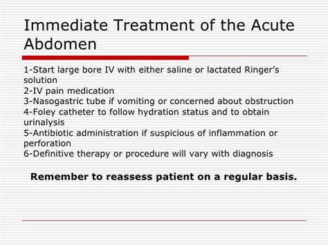 clinical course" Acute abdomen