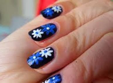 flower nail art ~ origami instructions art and craft ideas