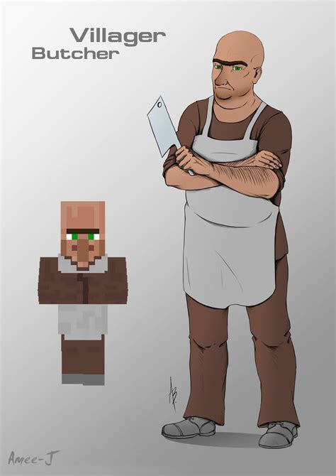 Villager Butcher (Before 1.14) by Amee-J on DeviantArt