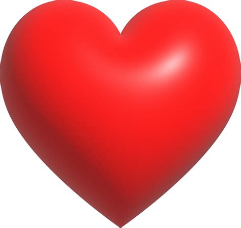 Red heart shape icon, Like or Love symbol for Valentine's day, 3D render illustration 18842695 PNG