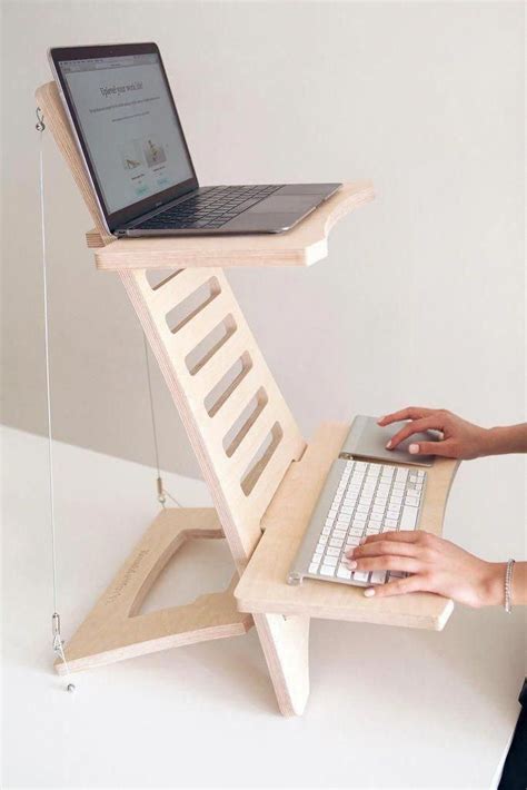 I like this exquisite photo #woodworkingprojects | Diy laptopständer, Schreibtischideen, Möbelideen